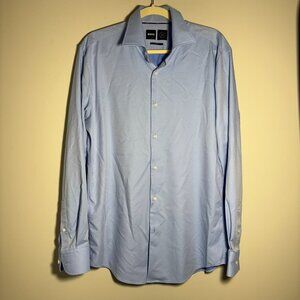 Hugo Boss Slim Fit Performance Dress Shirt - Size 16 Large